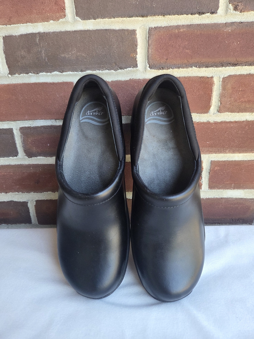 Dansko Women’s Black Leather Slip Resistant Work Shoes EU 40 US 9.5-10 - Picture 8 of 12